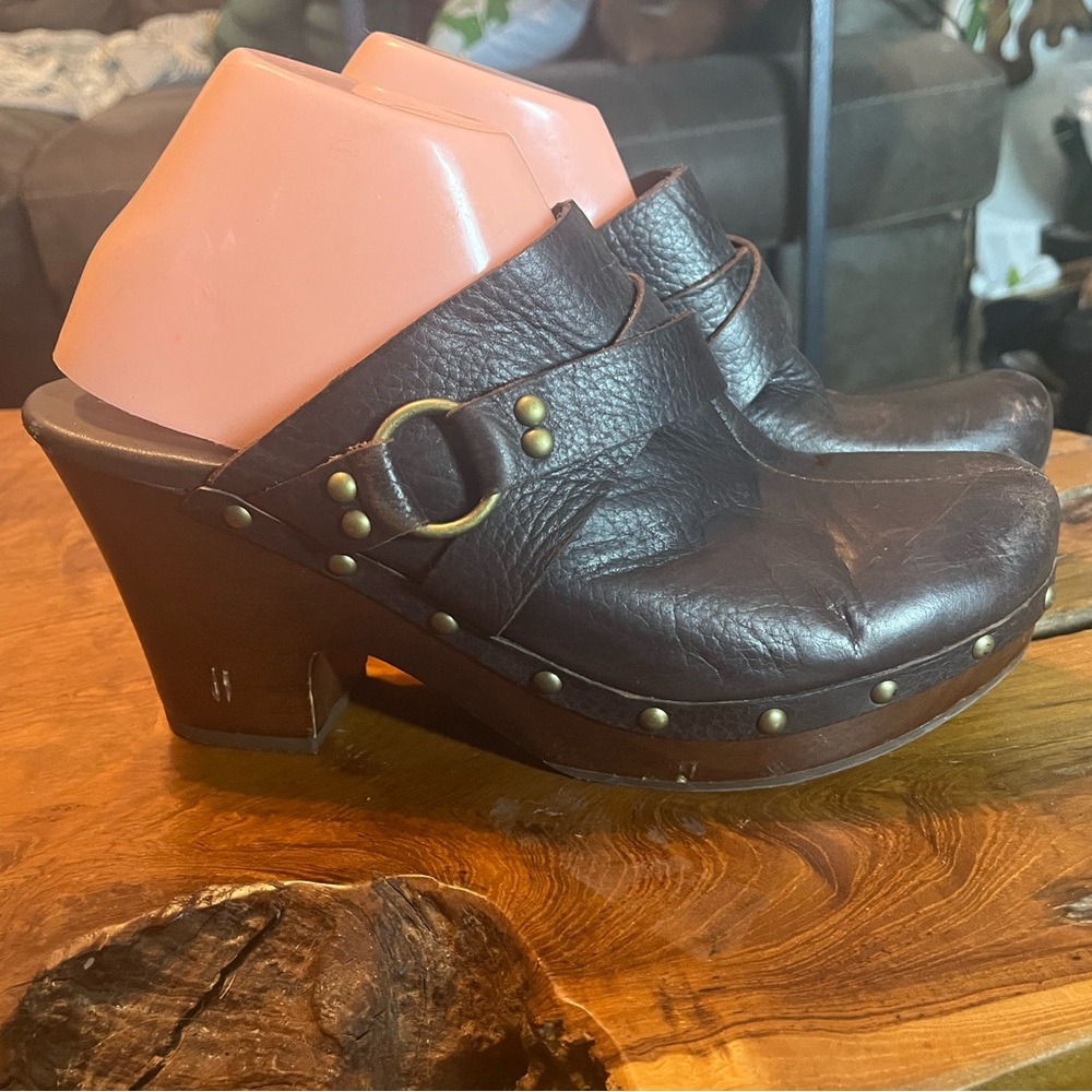 Korks by Kork-Ease Felisa Studded Leather Clog 9.5